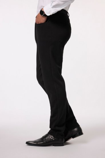 JP1880 New York Flexnamic Pantalon en jersey à cinq poches Noir - Costumes - Costumes grandes tailles 