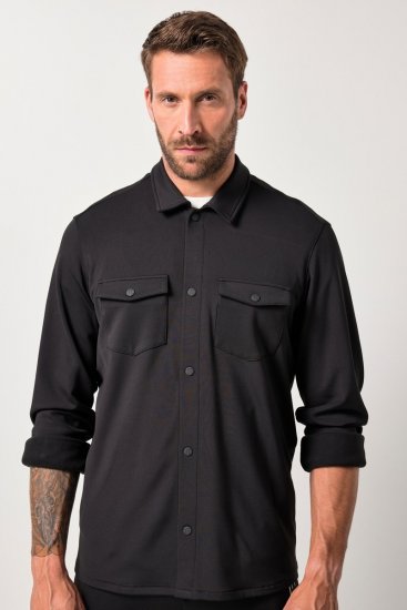 JAY-PI FLEXNAMIC® Sweat-Overshirt Black - Vestes - Vestes Homme Grandes Tailles