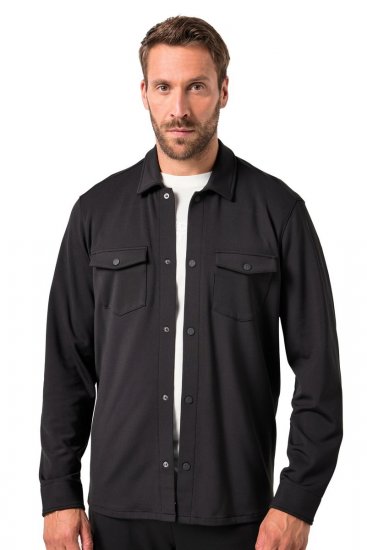 JAY-PI FLEXNAMIC® Sweat-Overshirt Black - Vestes - Vestes Homme Grandes Tailles
