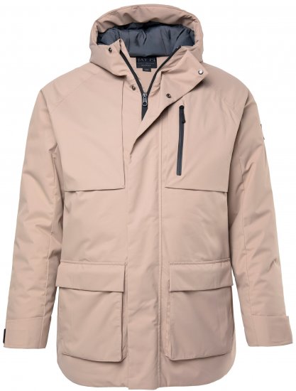 Jay-Pi Jacket Technical Waterproof Windproof Dusty Pink - Vestes - Vestes Homme Grandes Tailles