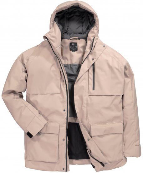 Jay-Pi Jacket Technical Waterproof Windproof Dusty Pink - Vestes - Vestes Homme Grandes Tailles