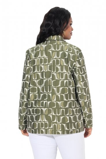 Ulla Popken 839781 Veste Gris - Vestes - Vestes femme grande taille