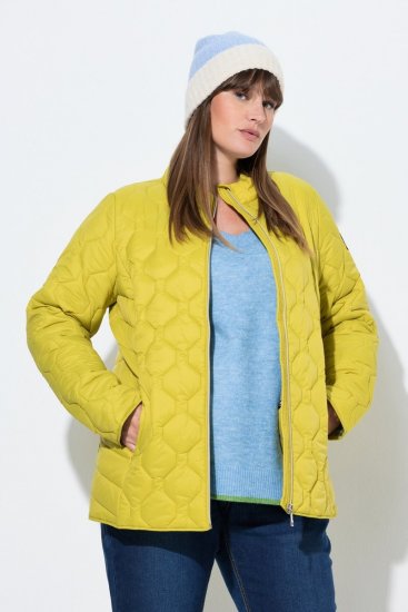 Ulla Popken 840050 Veste matelassée Bleu clair - Vestes - Vestes femme grande taille