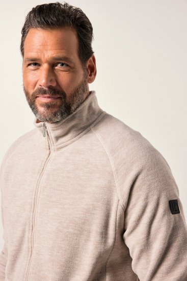 JP1880 Fleece Jacket Stand-up Collar Dusty Pink - Sport & outdoor - Vêtements de sport grande taille 