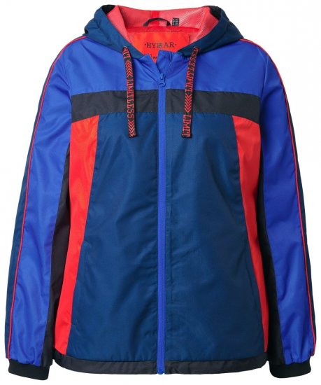 Ulla Popken 840094 Veste technique Bleu marine - Vestes - Vestes femme grande taille