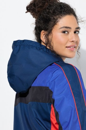 Ulla Popken 840094 Veste technique Bleu marine - Vestes - Vestes femme grande taille