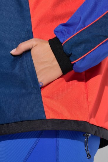 Ulla Popken 840094 Veste technique Bleu marine - Vestes - Vestes femme grande taille