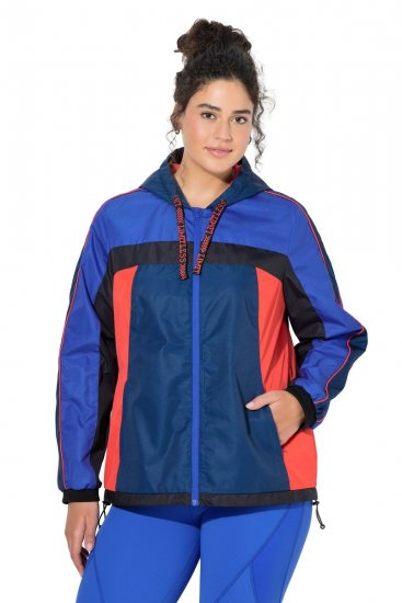 Ulla Popken 840094 Veste technique Bleu marine - Vestes - Vestes femme grande taille