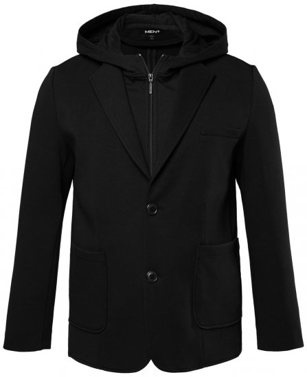 Men+ 205 Bilbao Flexlastic Blazer en jersey Noir - Costumes - Costumes grandes tailles 