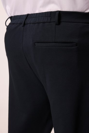 Men+ 207 Bilbao Flexlastic Chino en jersey Bleu marine - Costumes - Costumes grandes tailles 
