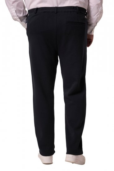 Men+ 207 Bilbao Flexlastic Chino en jersey Bleu marine - Costumes - Costumes grandes tailles 