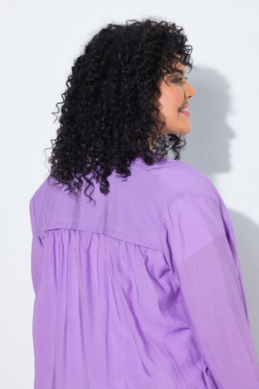 Ulla Popken 840210 Gilet Lilas - Cardigans - Cardigans femme grande taille