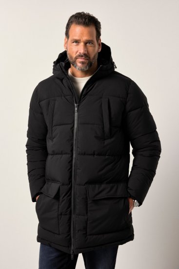 JP1880 840380 Parka à doublure matelassée Noir - Vestes - Vestes Homme Grandes Tailles