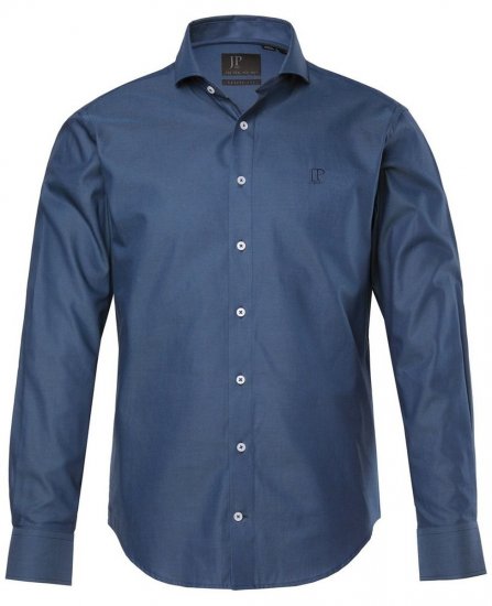 JP1880 Business Shirt Long Sleeve Blue - Chemises - Chemises Grandes Tailles Hommes