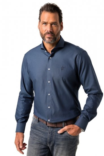 JP1880 Business Shirt Long Sleeve Blue - Chemises - Chemises Grandes Tailles Hommes