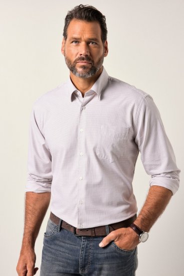 JP1880 Business Shirt Long Sleeve Pink - Chemises - Chemises Grandes Tailles Hommes
