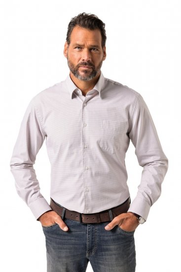 JP1880 Business Shirt Long Sleeve Pink - Chemises - Chemises Grandes Tailles Hommes