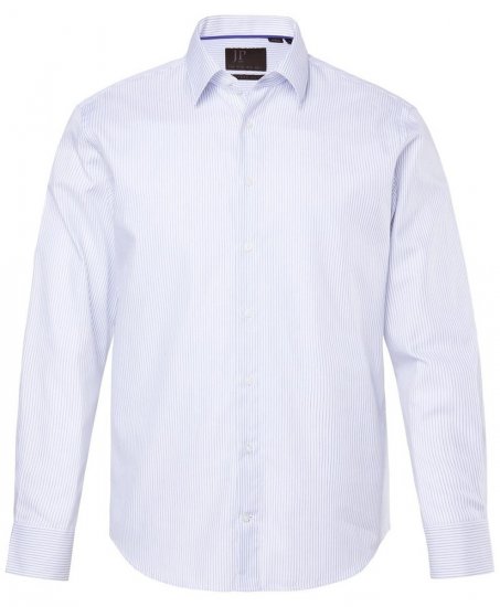 JP1880 Business Shirt Long Sleeve Striped Snow White - Chemises - Chemises Grandes Tailles Hommes