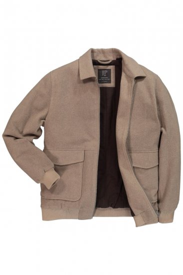 JP1880 Blouson Jacket Lightweight and Warm Brown - Vestes - Vestes Homme Grandes Tailles