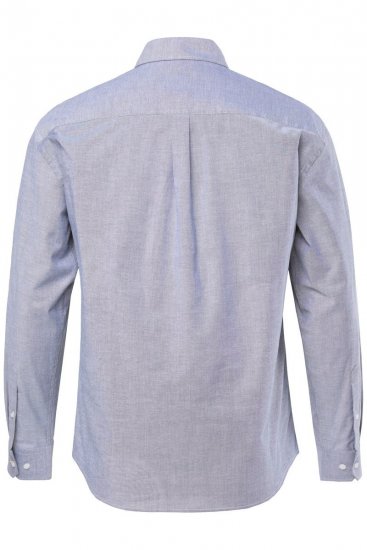 JP1880 Oxford Shirt Long Sleeve Denim Blue - Chemises - Chemises Grandes Tailles Hommes