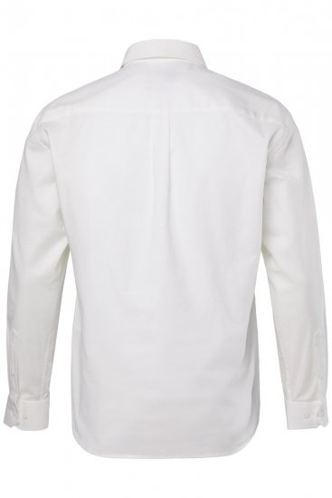 JP1880 Oxford Shirt Flexnamic Long Sleeve Snow White - Chemises - Chemises Grandes Tailles Hommes
