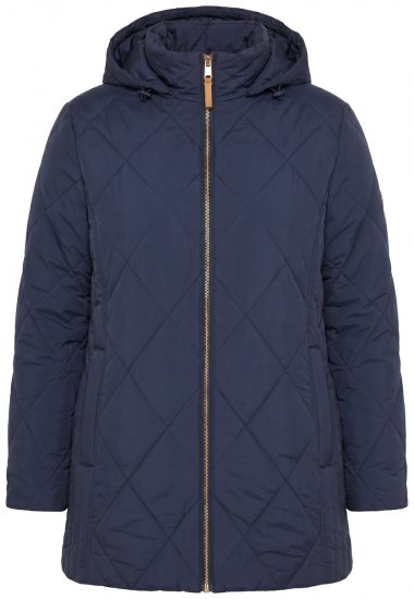 Ulla Popken 841360 Veste matelassée Bleu marine - Vestes - Vestes femme grande taille