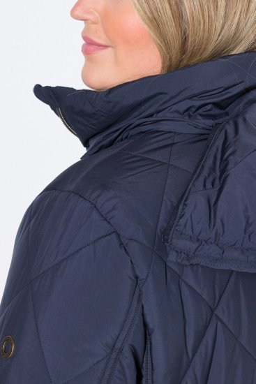 Ulla Popken 841360 Veste matelassée Bleu marine - Vestes - Vestes femme grande taille