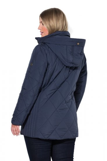 Ulla Popken 841360 Veste matelassée Bleu marine - Vestes - Vestes femme grande taille