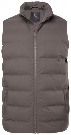 JP1880 841361 Gilet matelassé laser Brun moka - Vestes - Vestes Homme Grandes Tailles