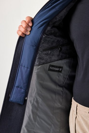 JP1880 Coat Flexnamic With Removable Insert Navy - Vestes - Vestes Homme Grandes Tailles