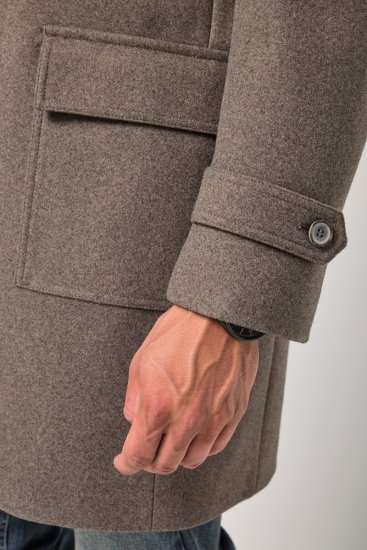 JP1880 Coat Flexnamic Quilted Insert Grey TALL - TALL vestes - Vestes TALL pour hommes grands