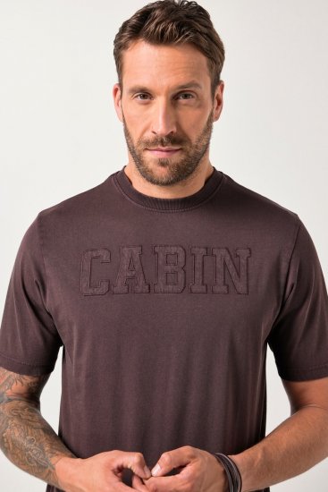 JP1880 T-Shirt Cabin Vintage Mocha - T-shirts - T-shirts Homme Grande Taille