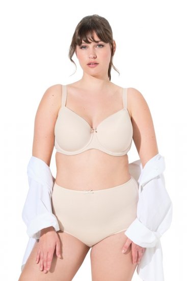 Ulla Popken 842435 Culottes taille haute lot de 3 Beige - Culottes - 
