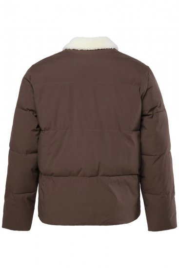 JP1880 842508 Veste à col teddy Noisette - Vestes - Vestes Homme Grandes Tailles