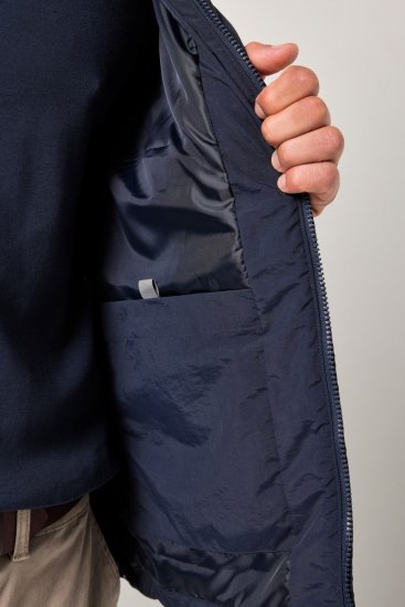JP1880 842790 Blouson bomber matelassé en matière recyclée Bleu marine - Vestes - Vestes Homme Grandes Tailles