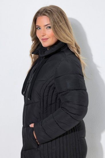 Ulla Popken 842877 Veste technique Noir - Vestes - Vestes femme grande taille