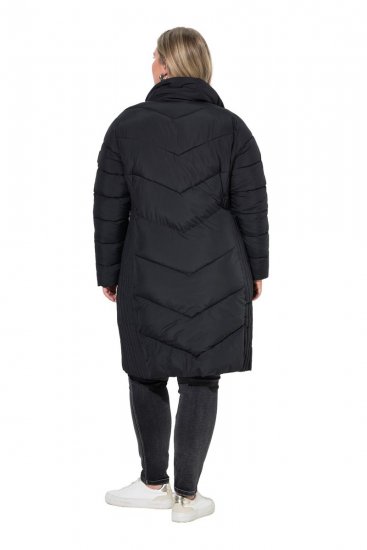 Ulla Popken 842877 Veste technique Noir - Vestes - Vestes femme grande taille