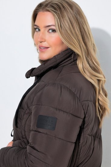 Ulla Popken 842877 Veste technique Vert foncé - Vestes - Vestes femme grande taille