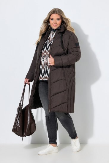 Ulla Popken 842877 Veste technique Vert foncé - Vestes - Vestes femme grande taille
