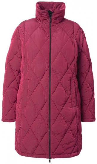 Ulla Popken 842937 Veste matelassée Rouge - Vestes - Vestes femme grande taille