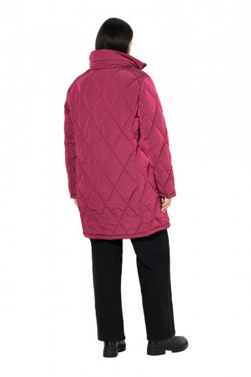 Ulla Popken 842937 Veste matelassée Rouge - Vestes - Vestes femme grande taille