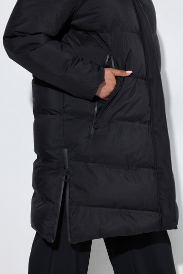 Ulla Popken SYMPATEX Triple Function Coat Black - Manteaux - Manteaux femme grande taille