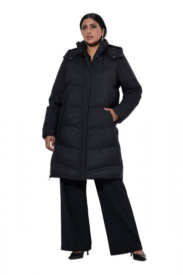 Ulla Popken SYMPATEX Triple Function Coat Black - Manteaux - Manteaux femme grande taille