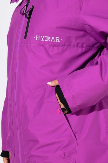 Ulla Popken 843542 Manteau technique Lilas - Manteaux - Manteaux femme grande taille