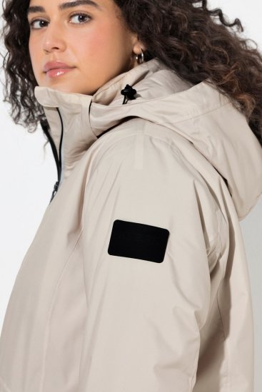 Ulla Popken 844034 Veste technique Champagne - Vestes - Vestes femme grande taille