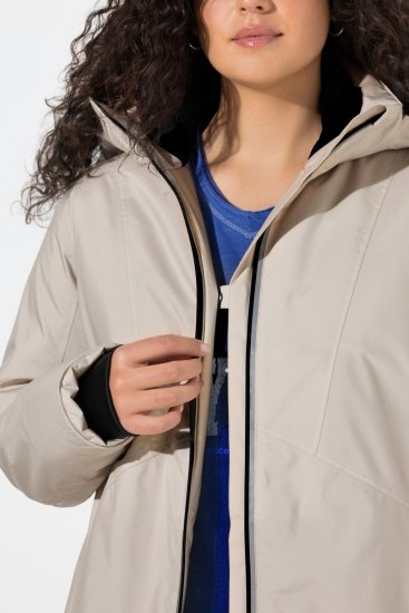 Ulla Popken 844034 Veste technique Champagne - Vestes - Vestes femme grande taille
