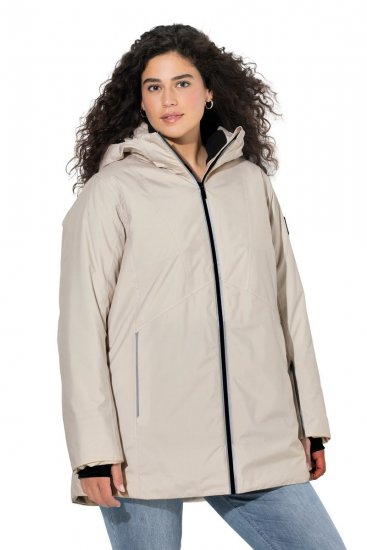 Ulla Popken 844034 Veste technique Champagne - Vestes - Vestes femme grande taille