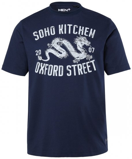Men+ 298 T-shirt Soho Kitchen Bleu marine - T-shirts - T-shirts Homme Grande Taille