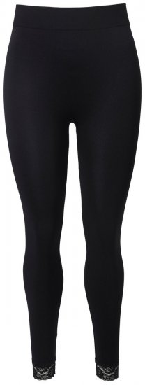Ulla Popken 844563 Legging collant Noir - Collants & chaussettes - 