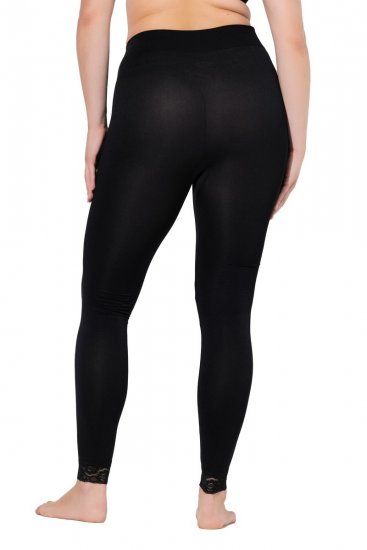 Ulla Popken 844563 Legging collant Noir - Collants & chaussettes - 